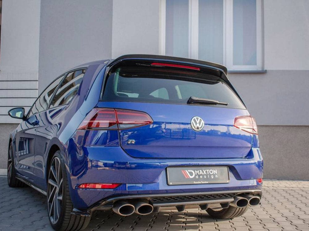 Maxton Design Gloss Black Spoiler CAP V.1 VW Golf 7 R / R-Line / GTI Maxton Design SR