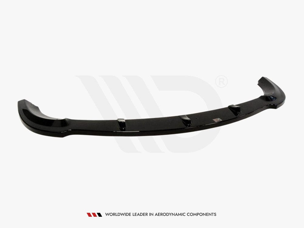 Maxton Design Gloss Black / Yellow Front Splitter Mercedes SL R230 AMG Maxton Design SR