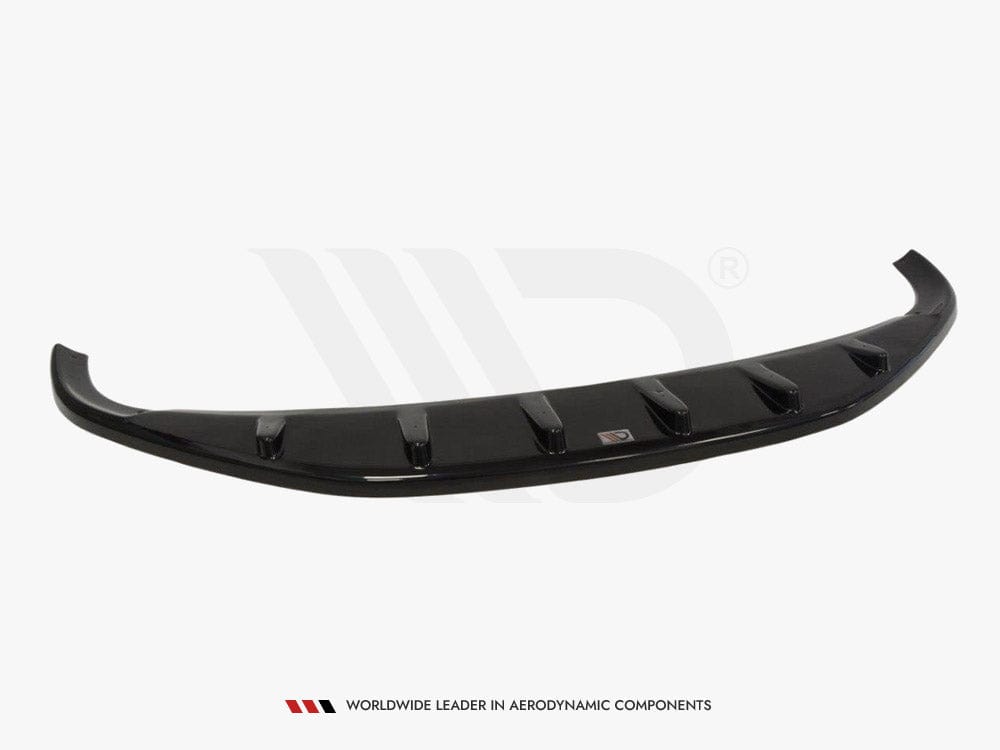 Maxton Design Gloss Black / Yellow Front Splitter Opel Zafira B (Preface) Maxton Design SR