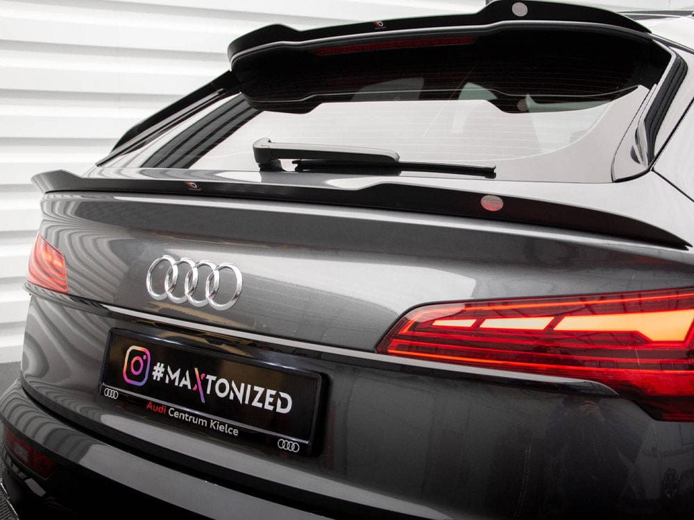 Maxton Design Lower Spoiler CAP Audi SQ5 Sportback Mk2 Facelift Maxton Design SR