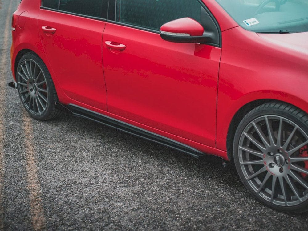 Maxton Design Racing Durability Side Skirts Diffusers (+flaps) VW Golf GTI MK6 2008-2012 Maxton Design SR
