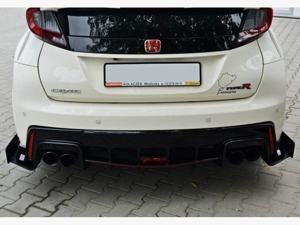 Maxton Design Racing Rear Side Splitters Honda Civic IX Type R 2015-2017 Maxton Design SR
