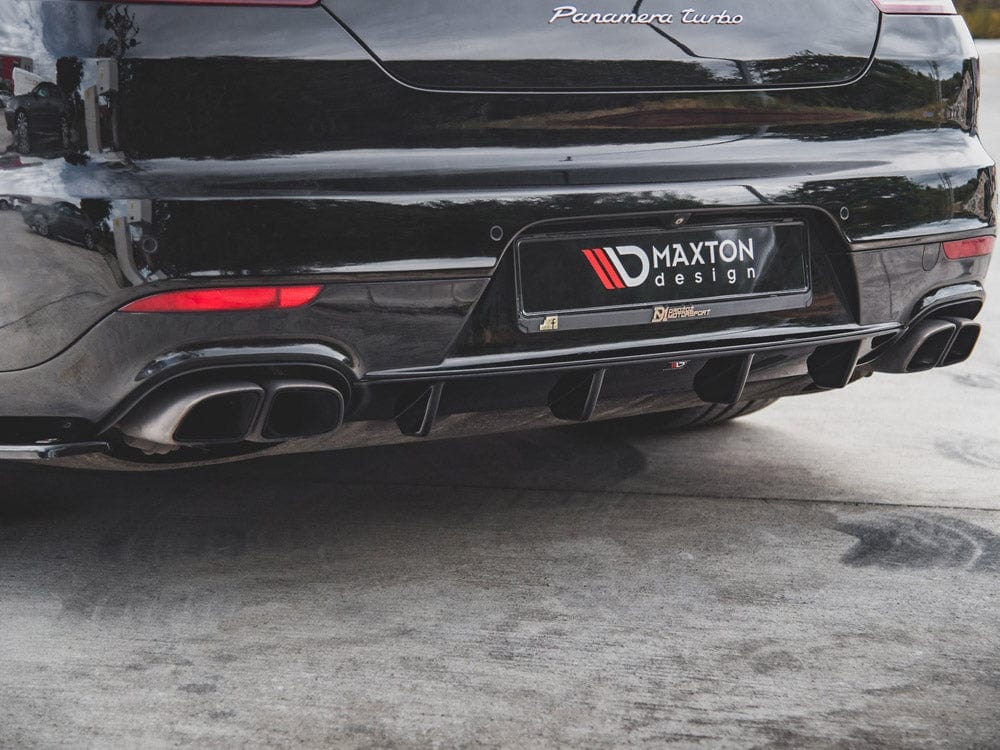 Maxton Design Rear Valance Porsche Panamera Turbo 970 Facelift 2013-2016 Maxton Design SR