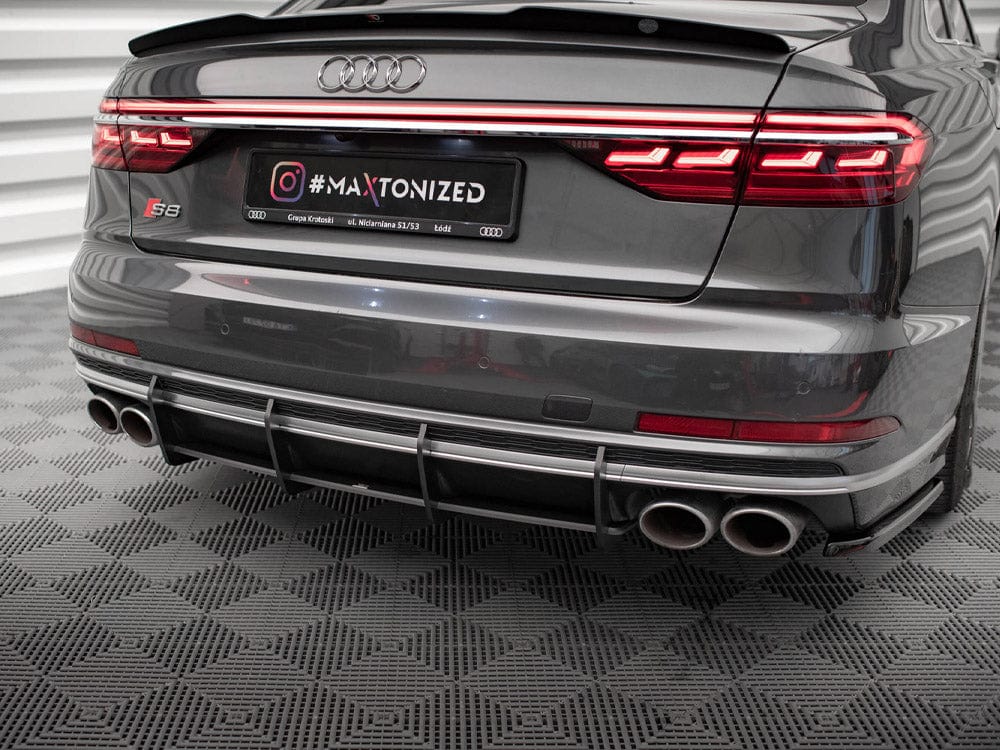 Maxton Design Red Street Pro Rear Diffuser Audi S8 D5 Maxton Design SR