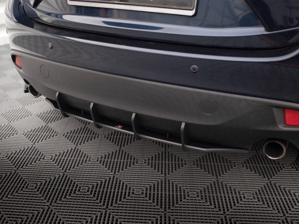 Maxton Design Red Street PRO Rear Diffuser Mazda 3 Mk3 Maxton Design SR