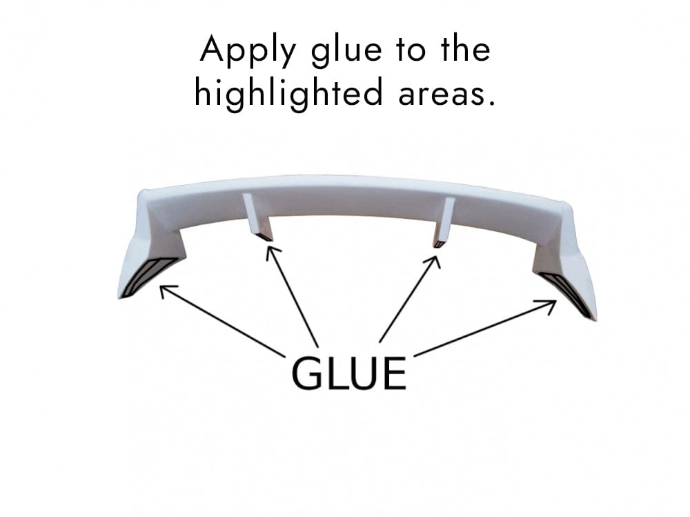 Maxton Design Roof Spoiler (Focus RS Look) Ford Fiesta MK7 Maxton Design SR