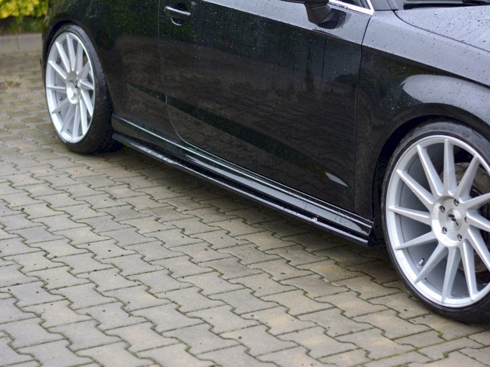 Maxton Design Side Skirts Diffusers Audi S3 / A3 S-line 8V / 8V FL Hatchback Maxton Design SR