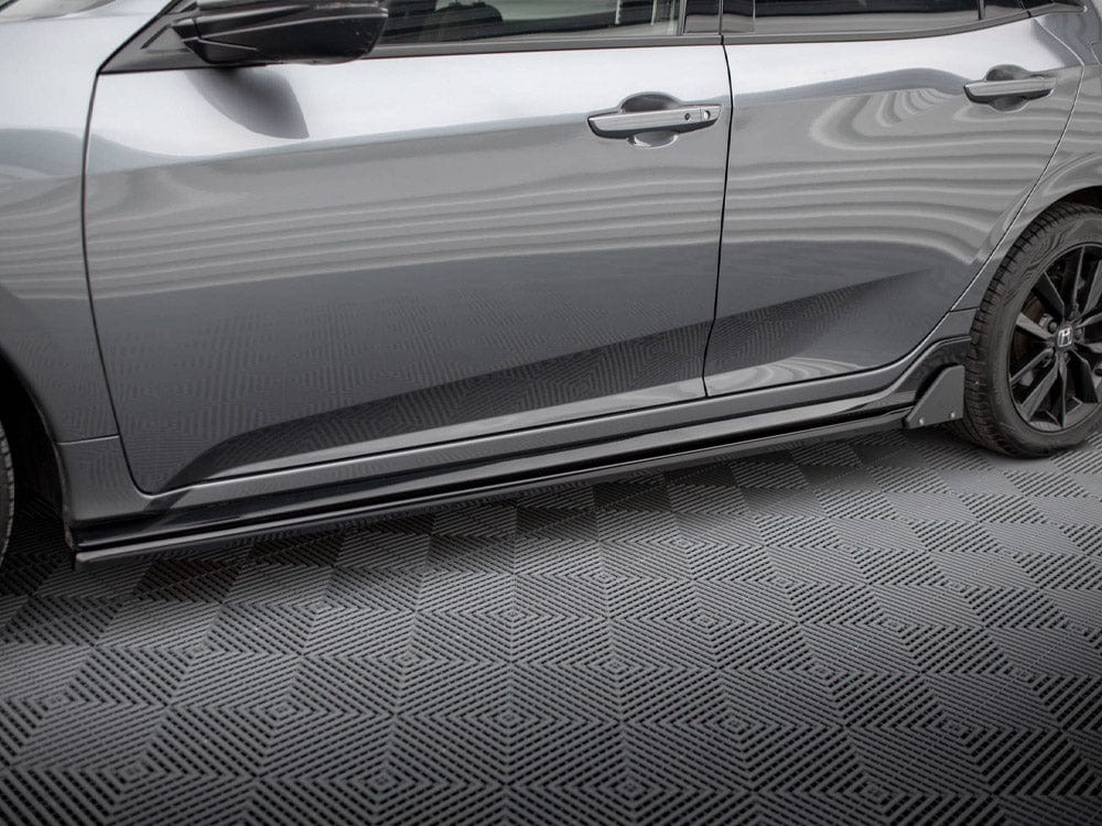 Maxton Design Side Skirts Diffusers + Flaps Honda Civic Sport Mk 10 Maxton Design SR