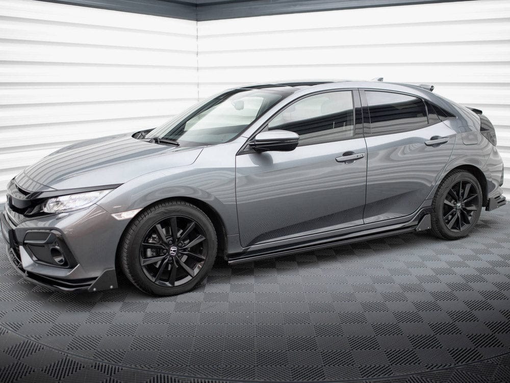 Maxton Design Side Skirts Diffusers + Flaps Honda Civic Sport Mk 10 Maxton Design SR