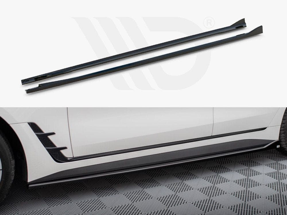 Maxton Design Side Skirts Diffusers V.1 BMW i4 M-Pack G26 Maxton Design SR