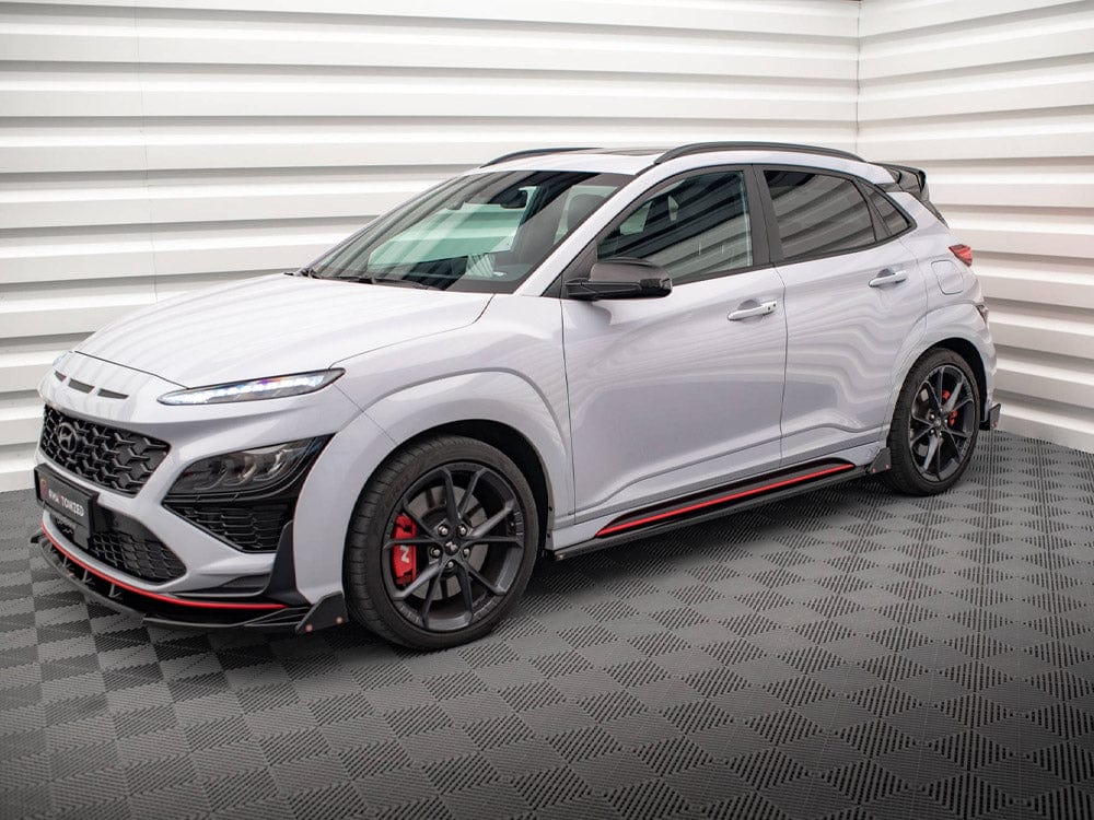 Maxton Design Side Skirts Diffusers V.1 + Flaps Hyundai Kona N Mk1 Maxton Design SR