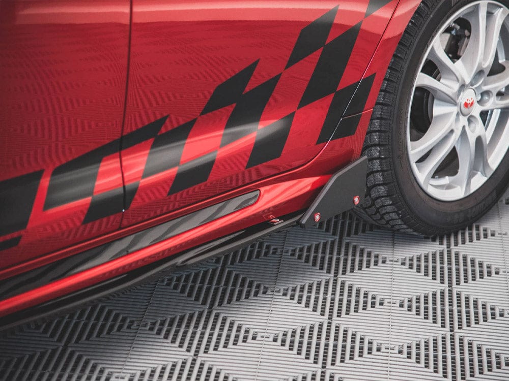 Maxton Design Side Skirts Diffusers V.1 + Flaps Toyota Corolla GR Sport Hatchback XII Maxton Design SR