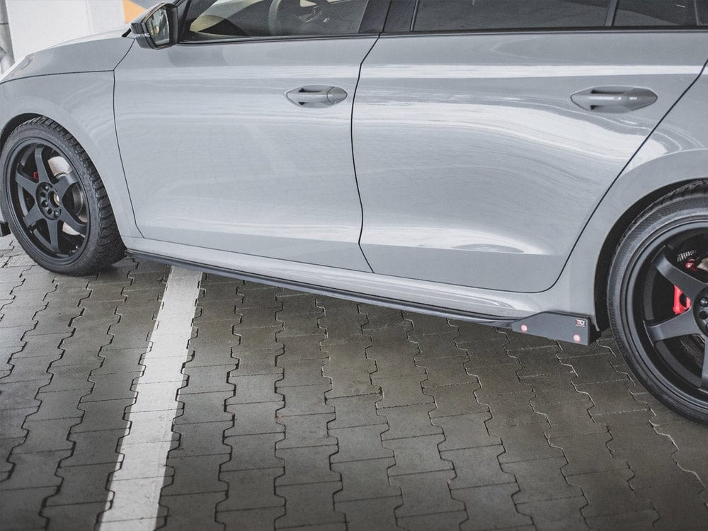 Maxton Design Side Skirts Diffusers V.2 + Flaps Skoda Octavia RS Mk4 Maxton Design SR