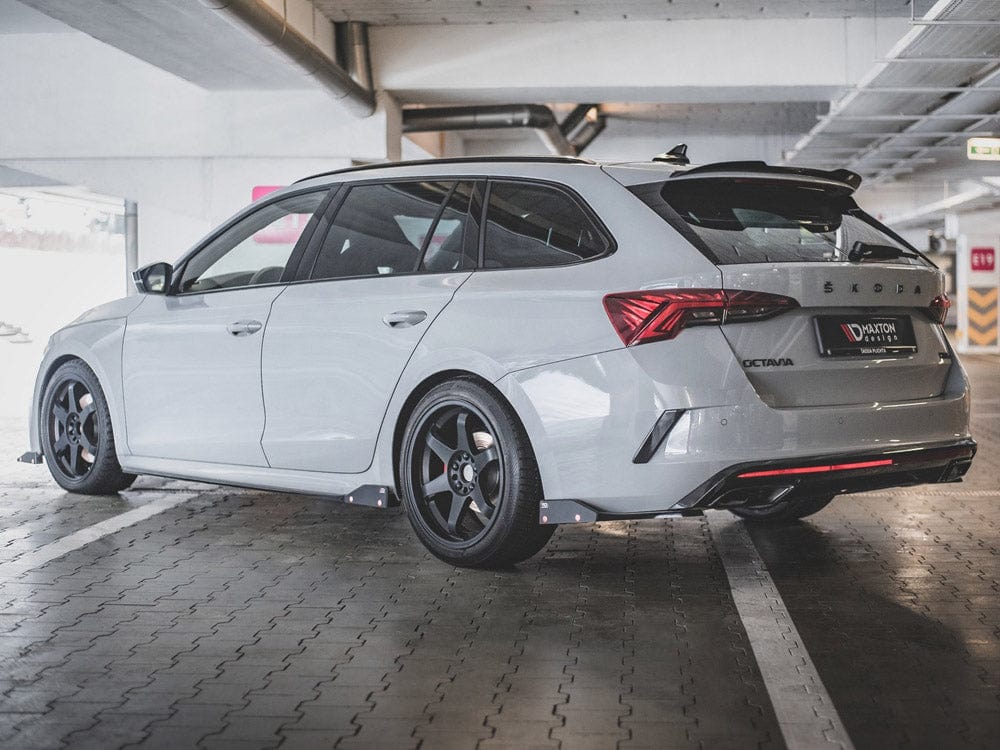 Maxton Design Side Skirts Diffusers V.2 + Flaps Skoda Octavia RS Mk4 Maxton Design SR