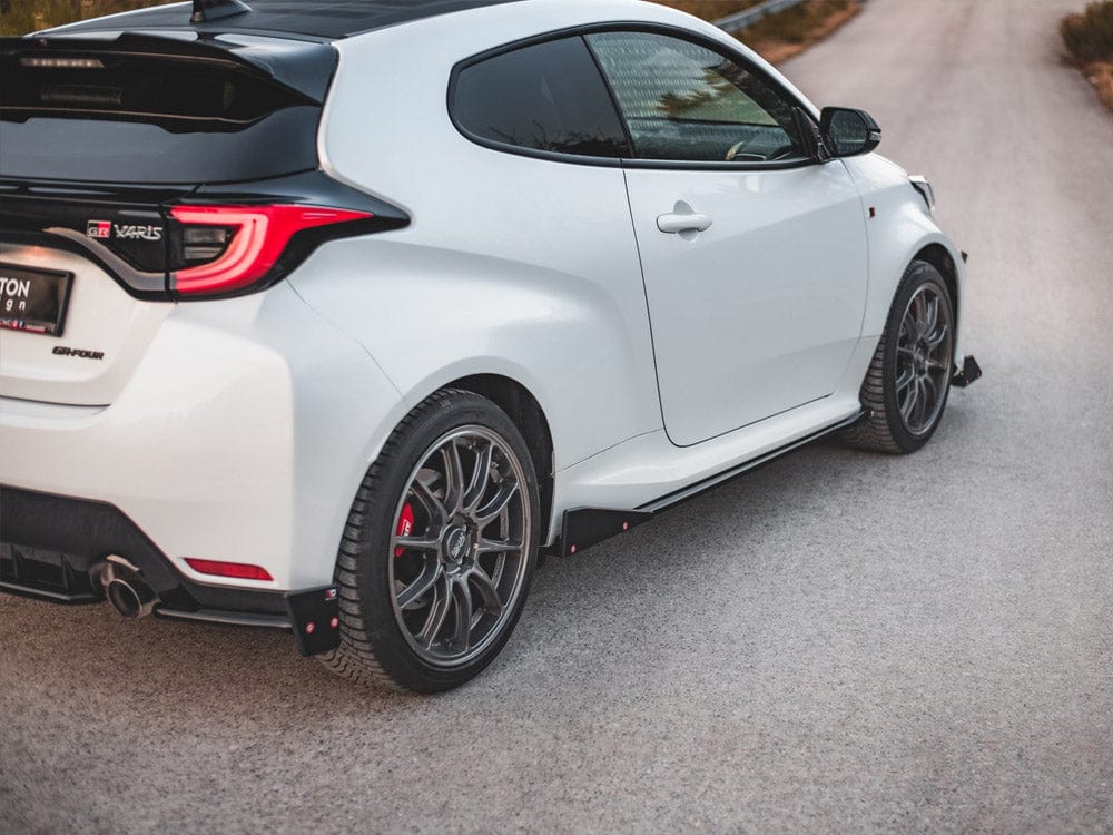 Maxton Design Side Skirts Diffusers V.2 + Flaps Toyota GR Yaris Mk4 Maxton Design SR