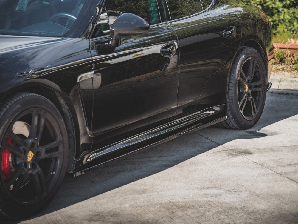 Maxton Design Side Skirts Diffusers V1 Porsche Panamera Turbo 970 Facelift 2013-2016 Maxton Design SR