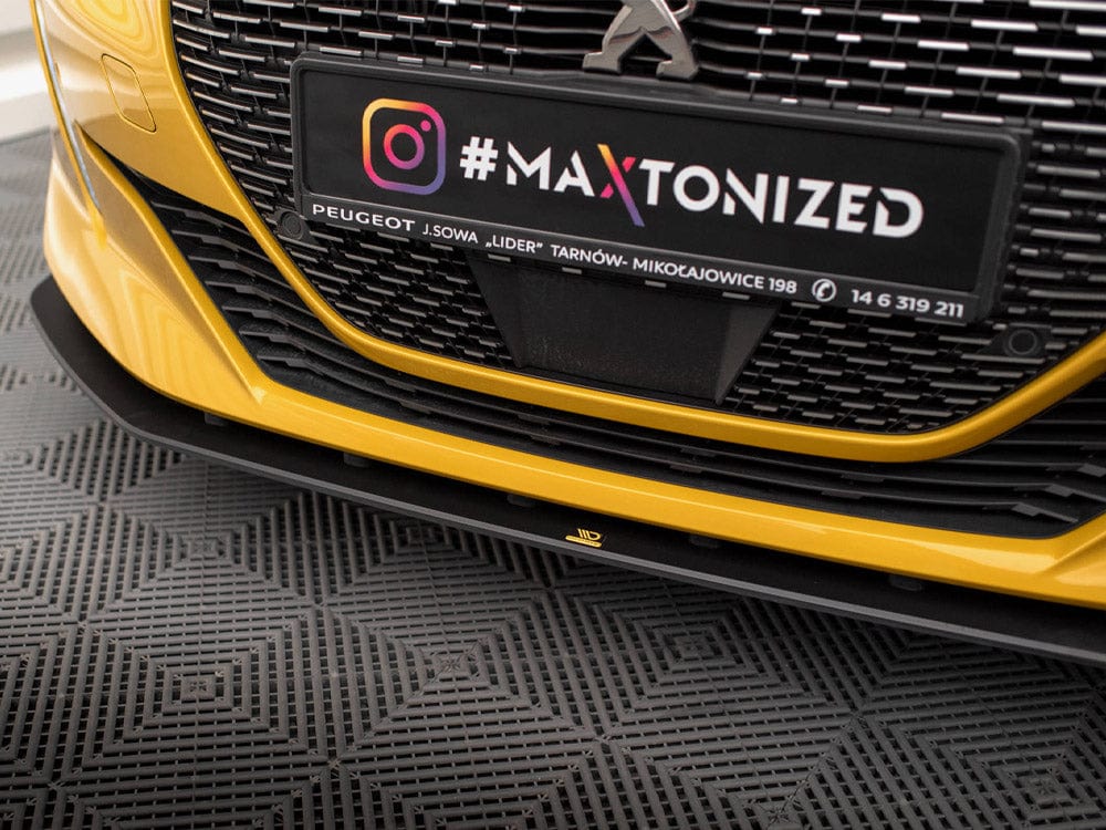 Maxton Design Street PRO Front Splitter Peugeot 208 GT Mk2 Maxton Design SR