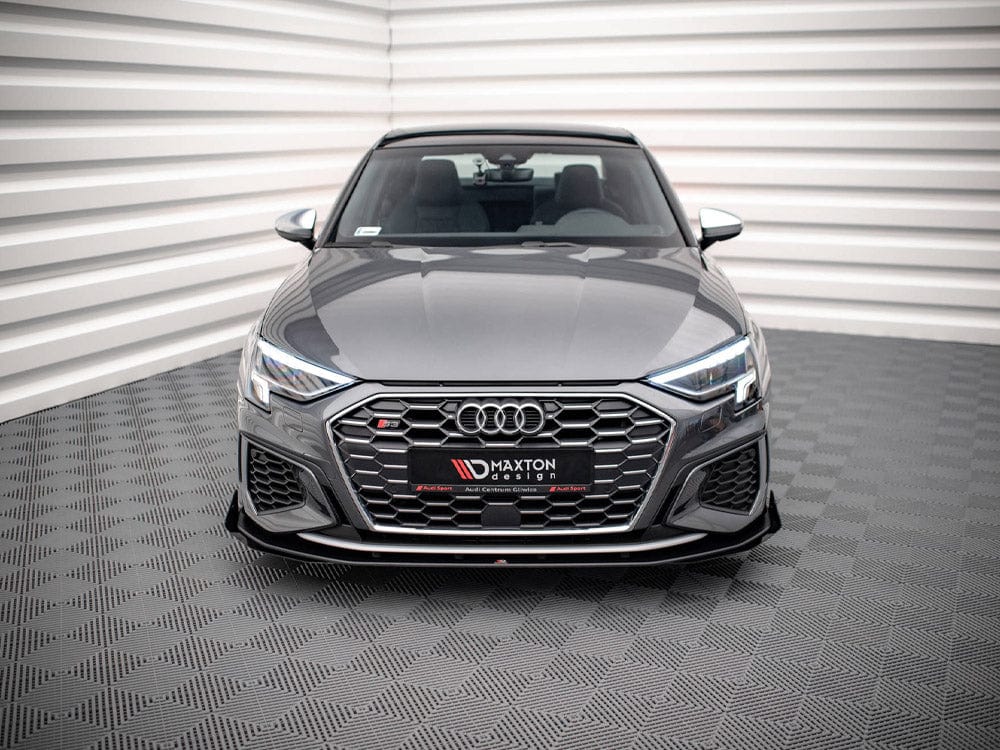 Maxton Design Street PRO Front Splitter V.1 (+flaps) Audi S3 / A3 S-line 8Y 2020- Maxton Design SR