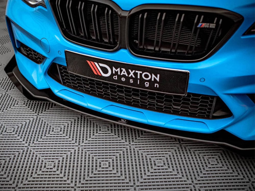 Maxton Design Street PRO Front Splitter V.1 (+flaps) Bmw M2 Competition F87 2018-2020 Maxton Design SR