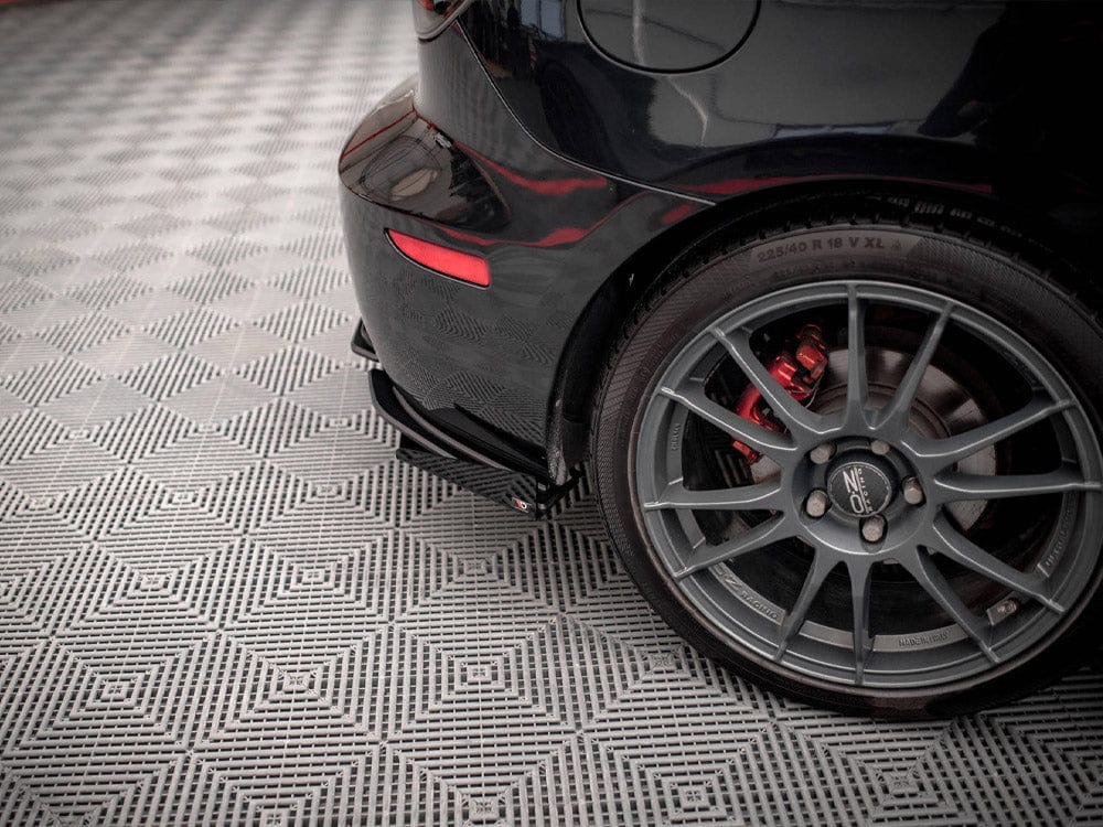 Maxton Design Street PRO Rear Side Splitters (+flaps) Mazda 3 MPS MK1 2006-2008 Maxton Design SR