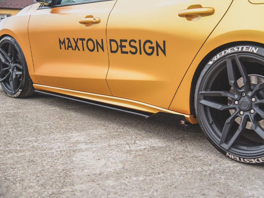 Maxton Design Street PRO Side Skirt Diffusers (+flaps) Ford Focus ST / ST-Line Mk4 Maxton Design SR