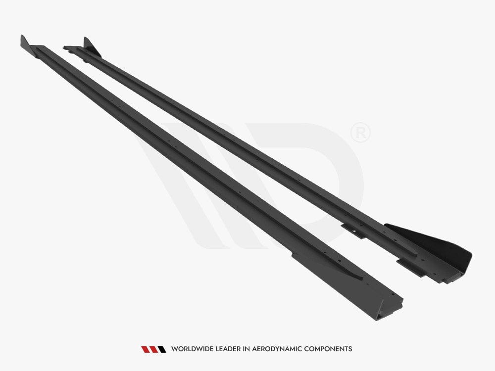 Maxton Design Street PRO Side Skirts Diffusers + Flaps Audi RS6 Avant C6 Maxton Design SR