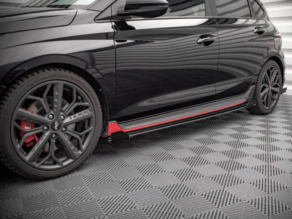 Maxton Design Street PRO Side Skirts Diffusers (+flaps) Hyundai I20 N MK3 2020- Maxton Design SR