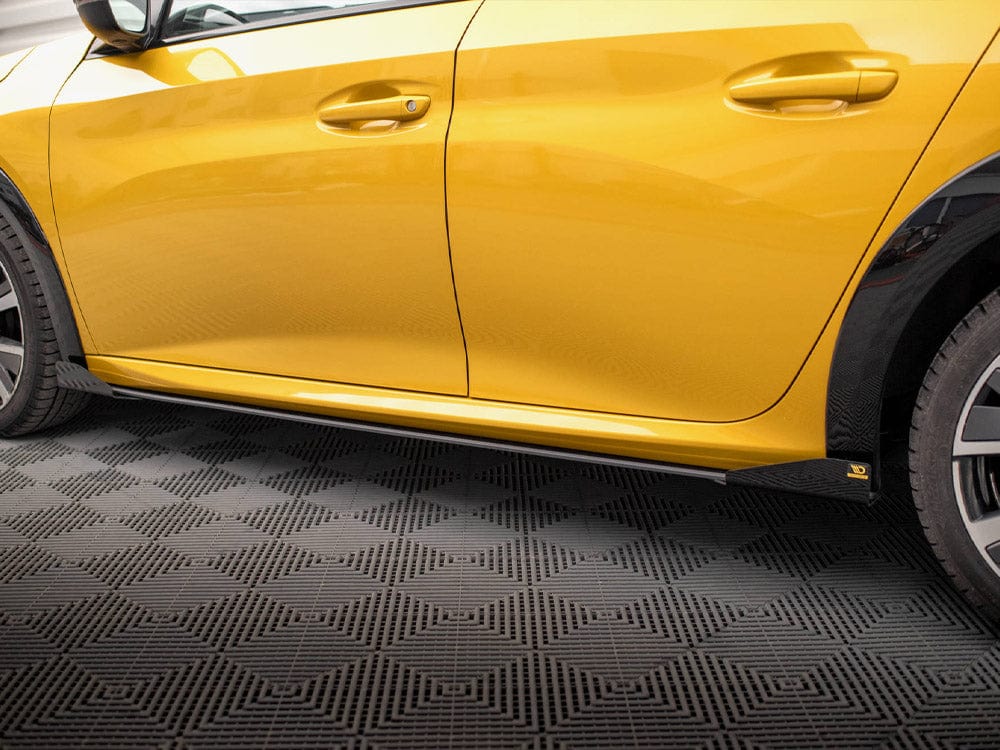 Maxton Design Street PRO Side Skirts Diffusers + Flaps Peugeot 208 GT Mk2 Maxton Design SR