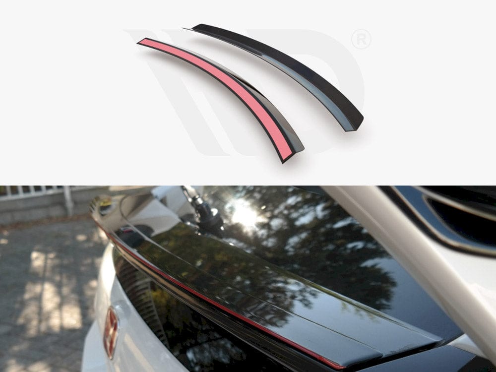 Maxton Design Textured Bottom Spoiler Extension CAP V3 Honda Civic MK10 Type-r 2017-UP Maxton Design SR