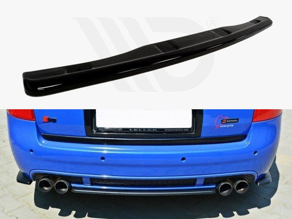 Maxton Design Textured Central Rear Splitter Audi RS6 C5 Avant Maxton Design SR