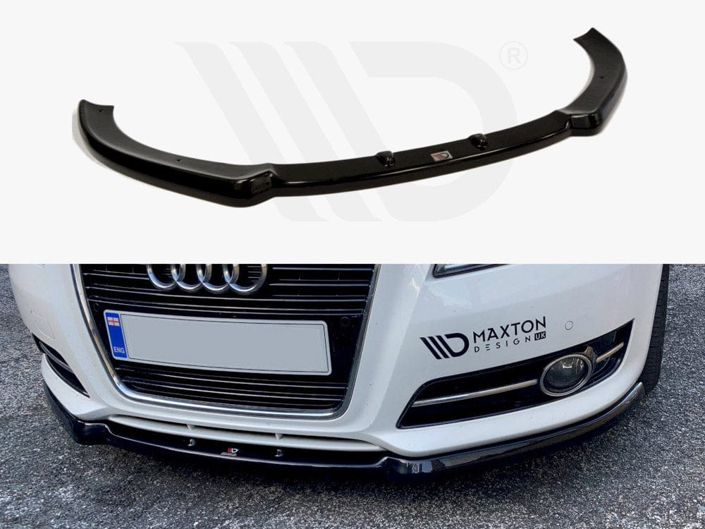 Maxton Design Textured Front Splitter Audi A3 8P Facelift 2008-2013 Maxton Design SR