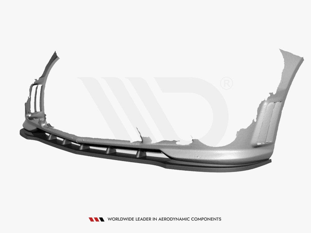 Maxton Design Textured Front Splitter Mercedes C-class W204 For AMG C63 Maxton Design SR