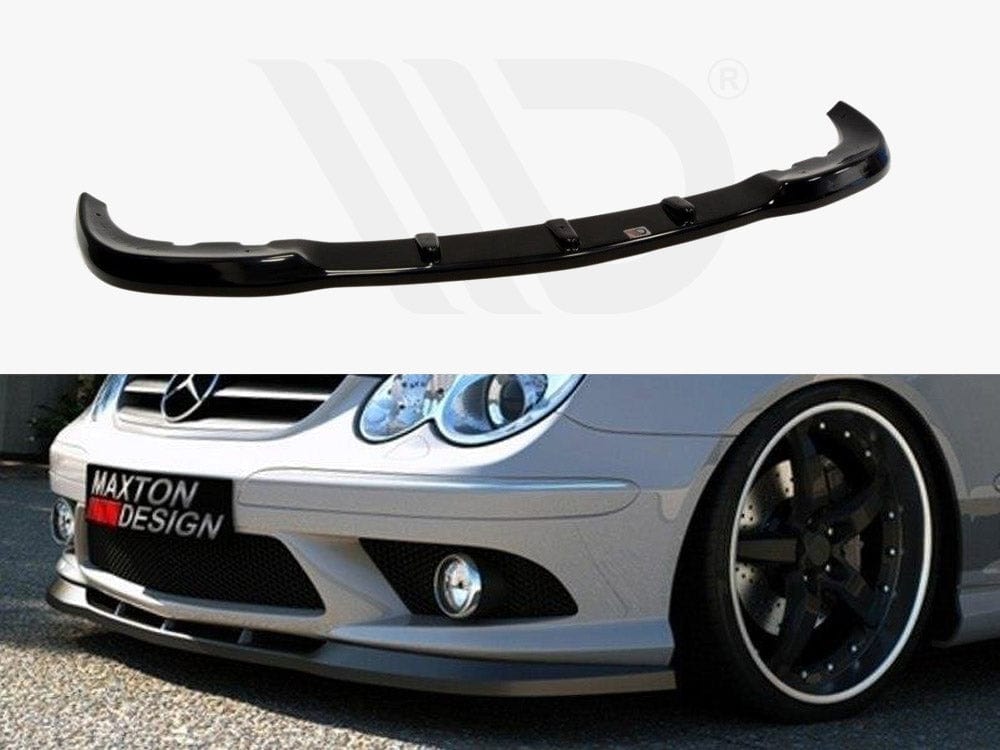 Maxton Design Textured Front Splitter Mercedes CLK W209 For AMG 2006-2009 Maxton Design SR