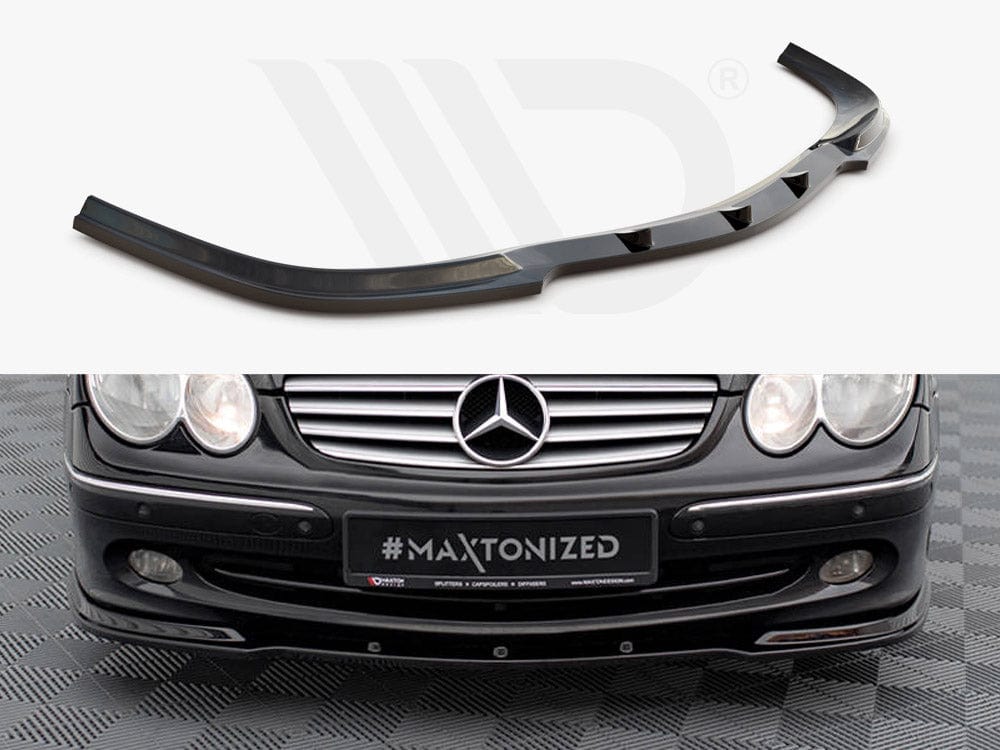Maxton Design Textured Front Splitter V.1 Mercedes CLK W 209 For Standard Version Maxton Design SR