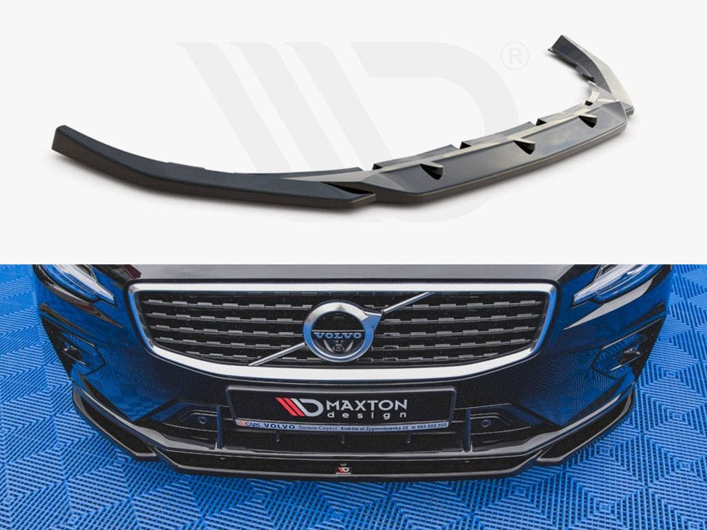 Maxton Design Textured Front Splitter V.2 Volvo S60/V60 R-design MK3 2018- Maxton Design SR