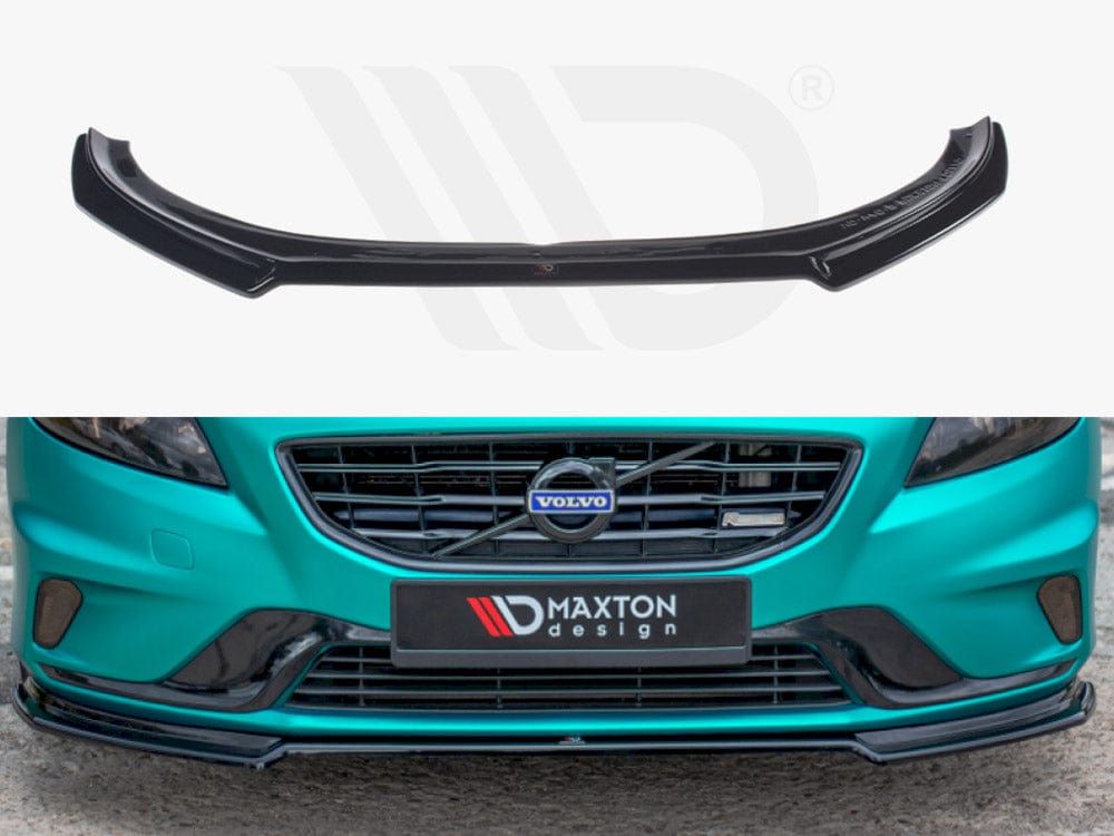 Maxton Design Textured Front Splitter Volvo V40 R-DESIGN 2012-2019 Maxton Design SR