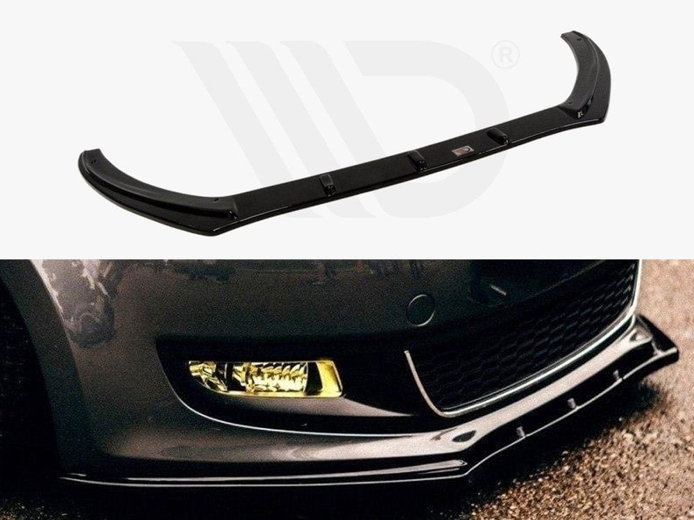 Maxton Design Textured Front Splitter VW Polo MK5 Standard 2009-2014 Maxton Design SR