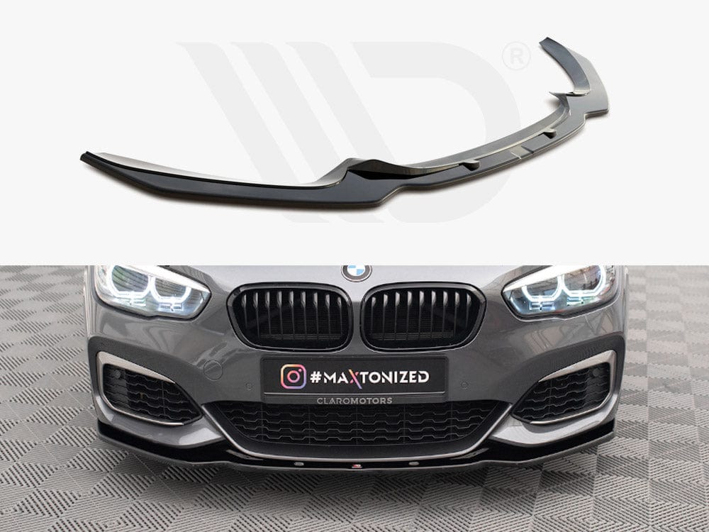 Maxton Design Textured / No Front Splitter V.1 BMW 1 F20 / F21 Facelift Maxton Design SR