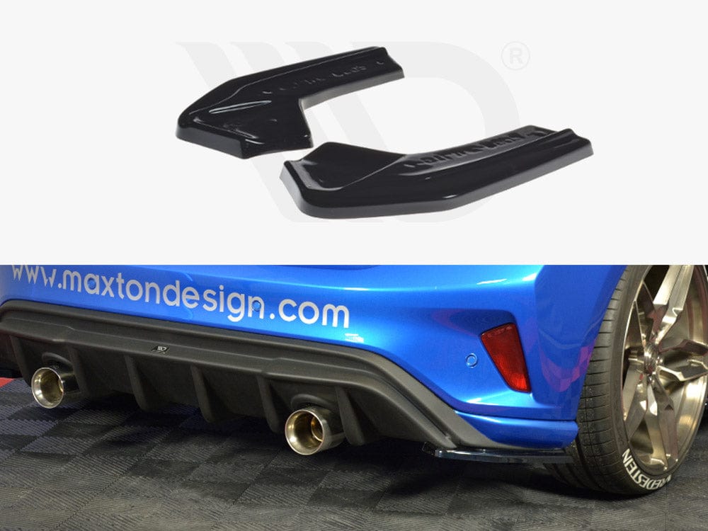 Maxton Design Textured / No Rear Side Splitters V.2 Ford Focus ST-Line Mk4 Maxton Design SR