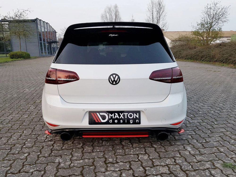 Maxton Design Textured / No Rear Side Splitters VW Golf MK7 GTI Clubsport 2016-2017 Maxton Design SR