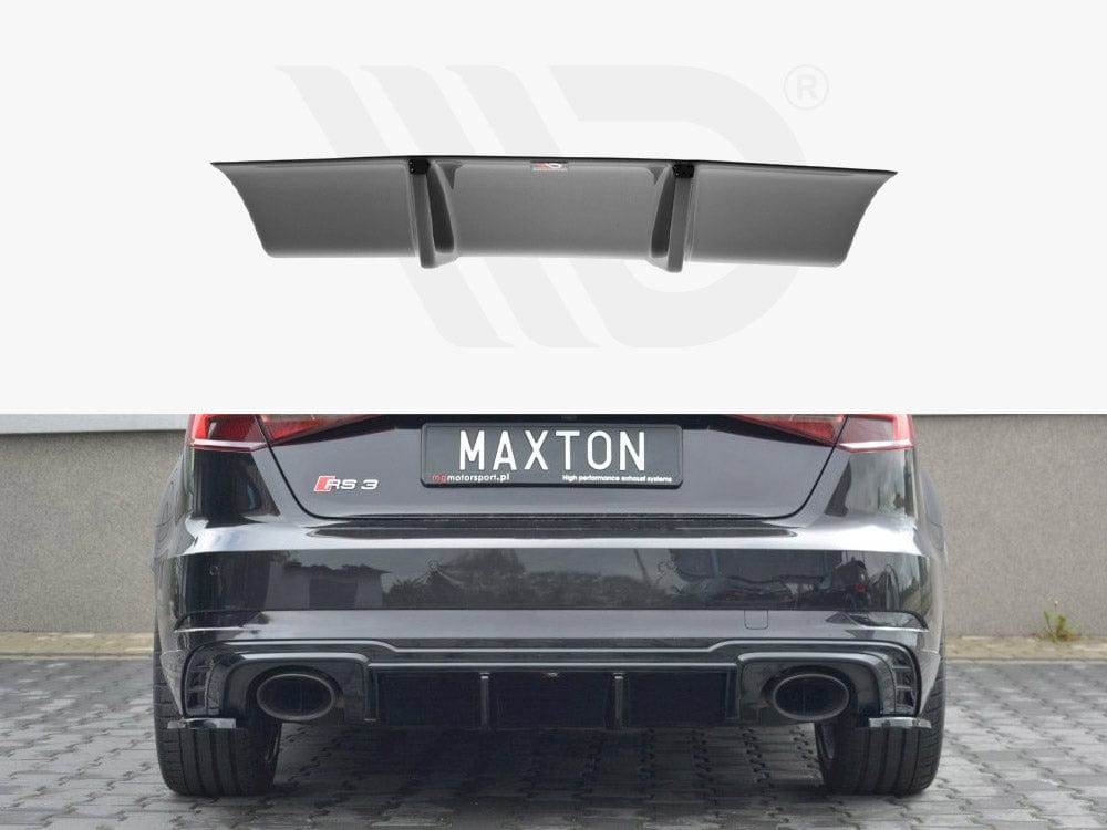 Maxton Design Textured Rear Valance Audi RS3 8V FL Sportback 2017-20 Maxton Design SR