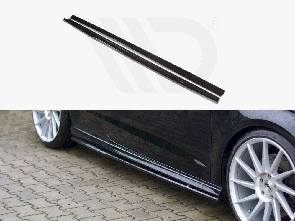 Maxton Design Textured Side Skirts Diffusers Audi S3 / A3 S-line 8V / 8V FL Hatchback Maxton Design SR