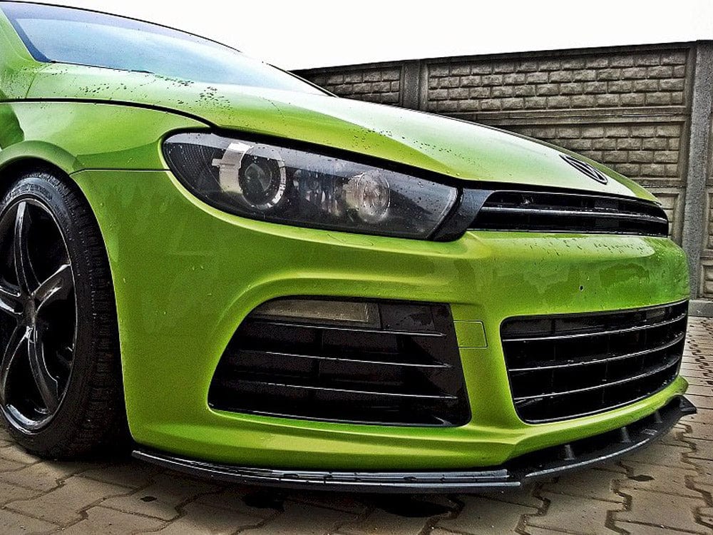 Maxton Design Textured / White Front Splitter VW Scirocco R Maxton Design SR