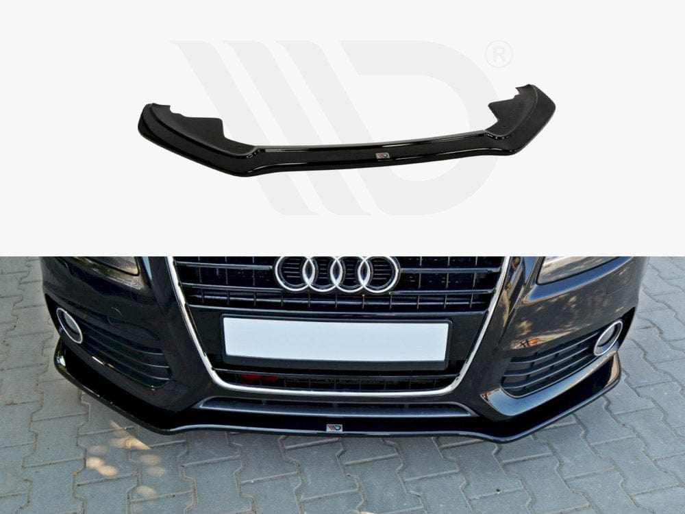 Maxton Design Textured / Yellow Front Splitter Audi S5 / A5 S-line 8T 2007-2011 Maxton Design SR