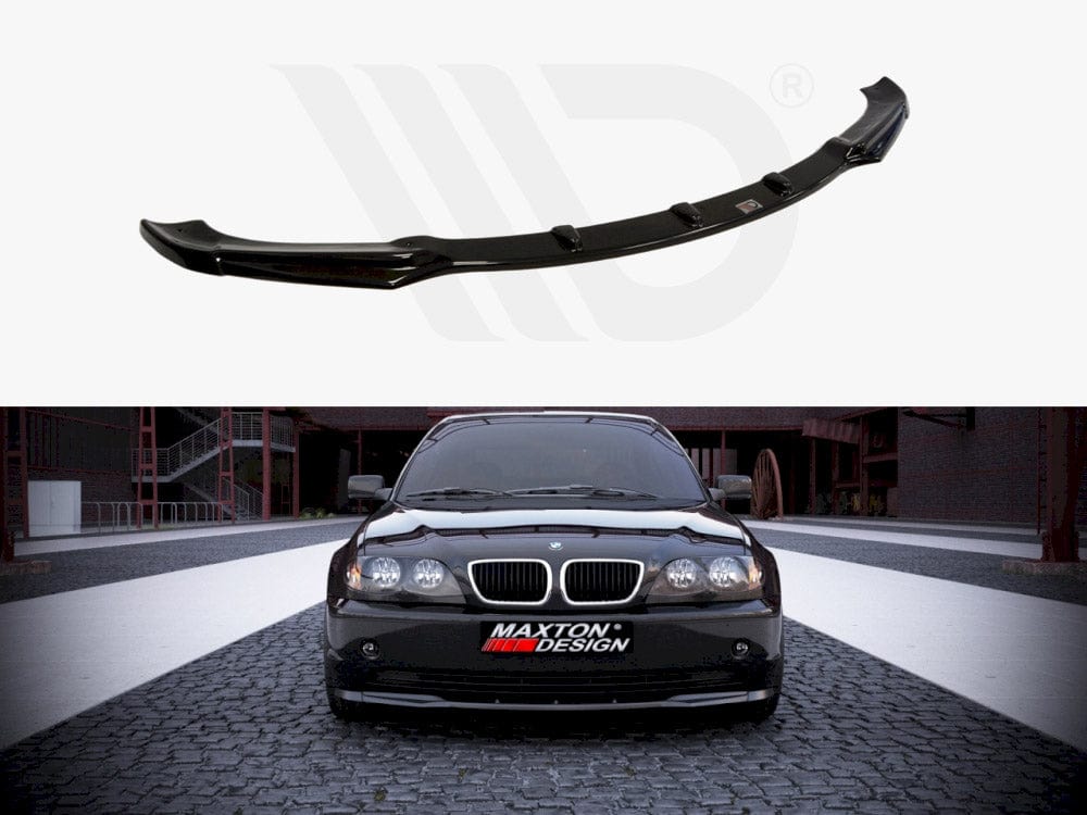 Maxton Design Textured / Yellow Front Splitter BMW 3 E46 Saloon Facelift Model 2001-2007 Maxton Design SR