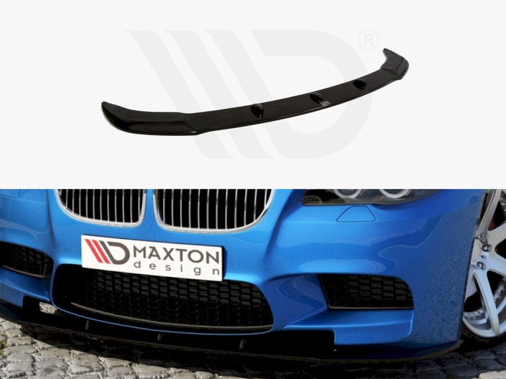 Maxton Design Textured / Yellow Front Splitter Bmw 5 F10/F11 2011-2018 Maxton Design SR