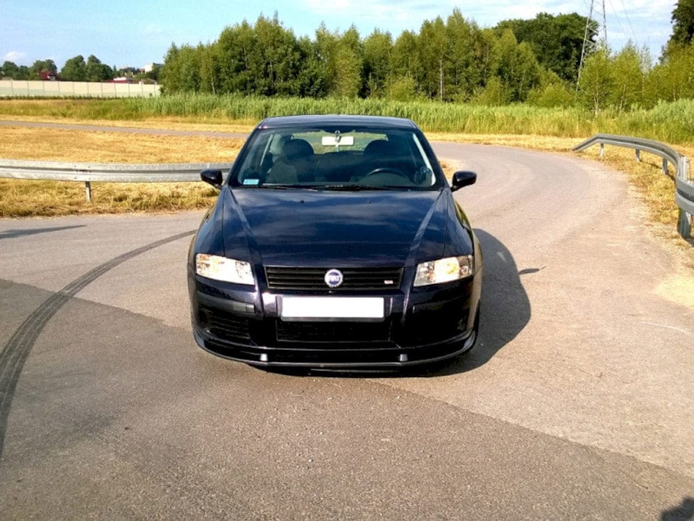 Maxton Design Textured / Yellow Front Splitter Fiat Stilo 3 Door Maxton Design SR