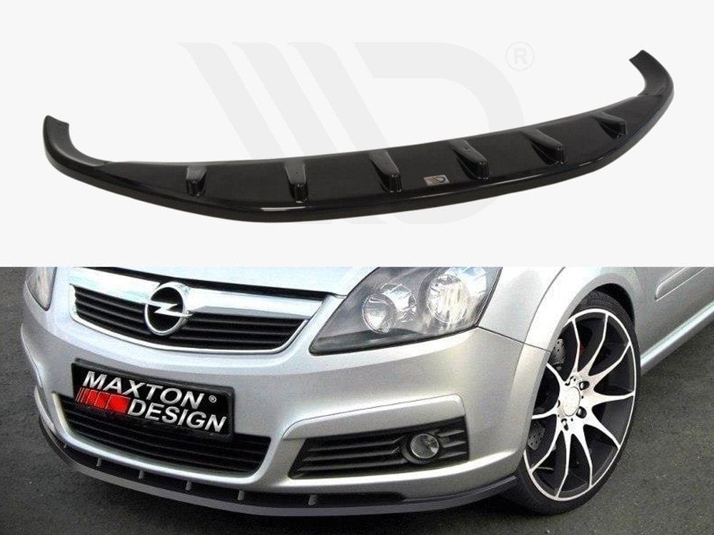 Maxton Design Textured / Yellow Front Splitter Opel Zafira B (Preface) Maxton Design SR