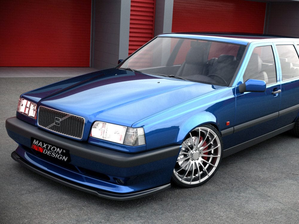 Maxton Design Textured / Yellow Front Splitter Volvo 850 R 1991-1996 Maxton Design SR