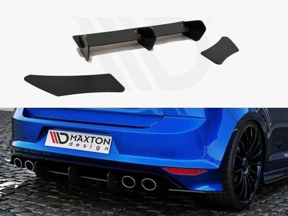 Maxton Design VW Golf 7 R Hatchback Rear Diffuser & Rear Side Splitters 2013-2016 Maxton Design SR